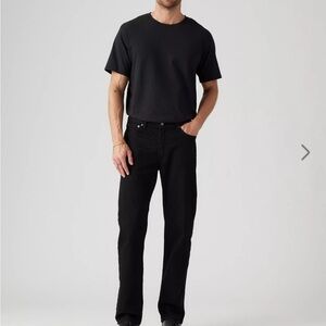Levi's 514 Black Straight-Leg Jeans Classic Style